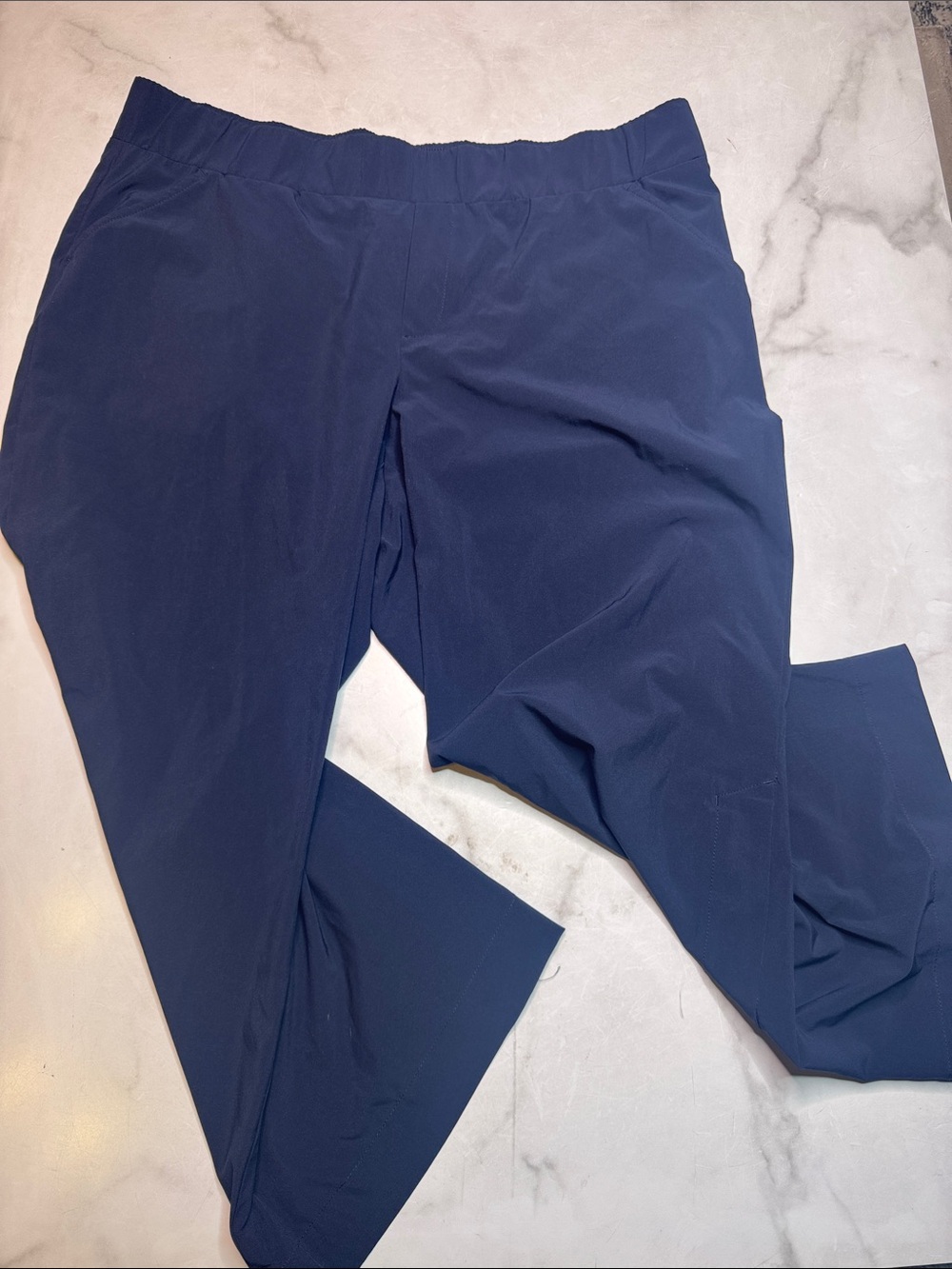 J. Jill Fit Wide Leg Navy Crop Pants